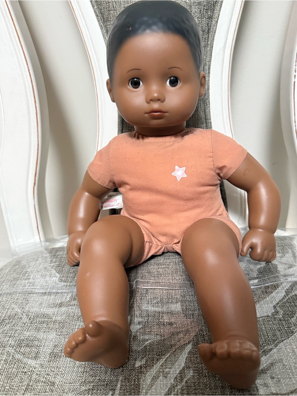 American Girl Brown Skin.  Bitty Baby! Beautiful!